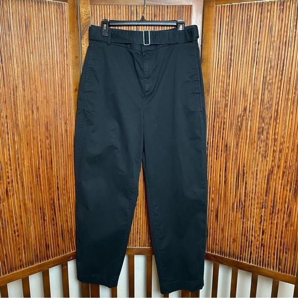 Banana Republic Black Authentic Chino Womens Pants Size 10 - Picture 1 of 9